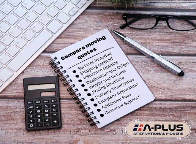 Find and compare quotes from multiple international moving companies
