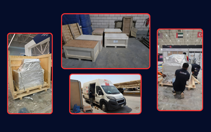 wooden crating services within the cities of Riyadh, Jeddah, and Dammam